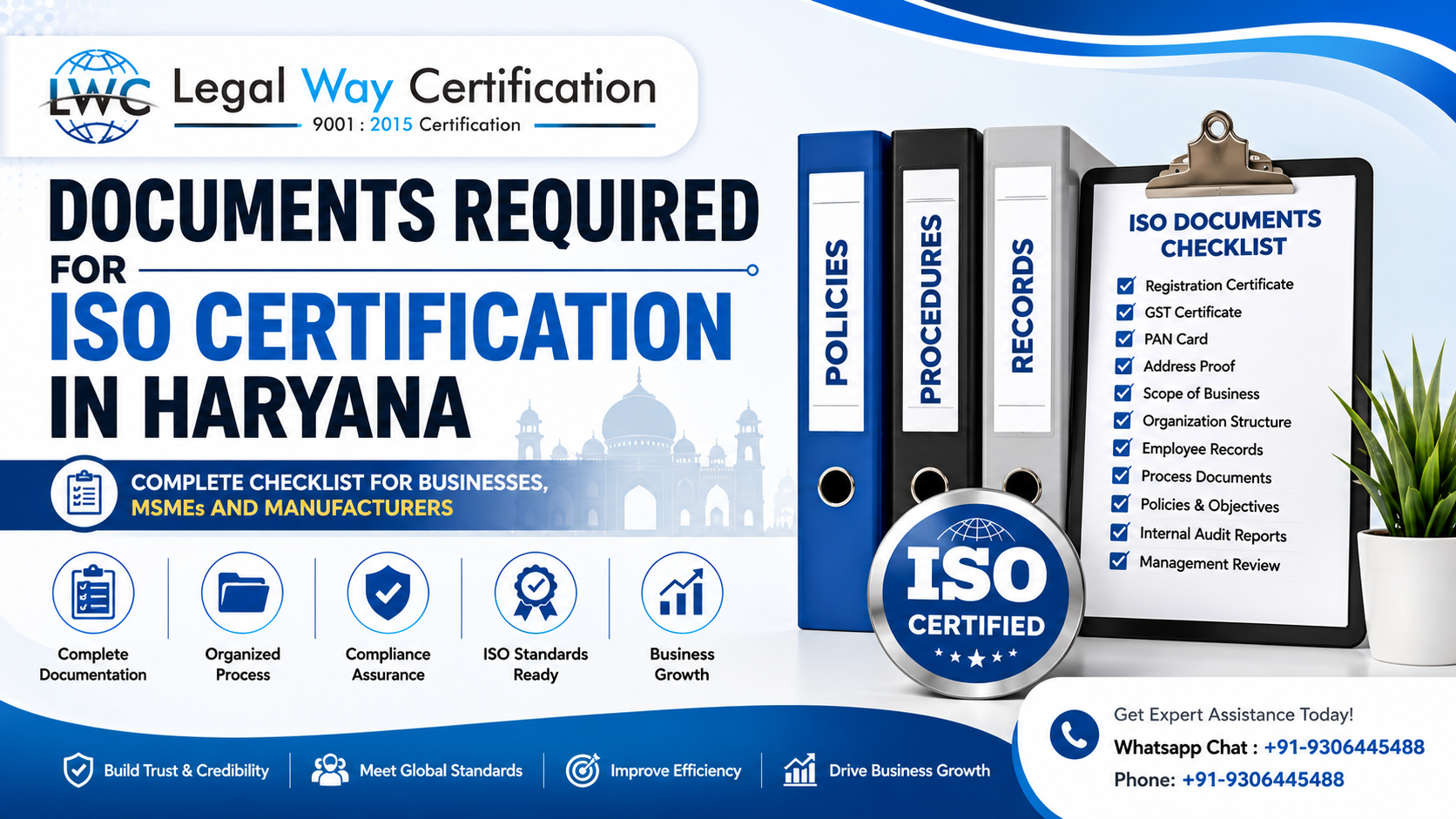 Documents Required for ISO Certification in Haryana